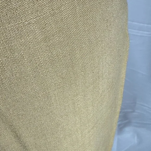 Ann Taylor Khaki colored linen pants / Size 4 / Classic/Timeless - Picture 4 of 6